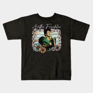 Queen of R&B Franklin Iconic Tee Kids T-Shirt